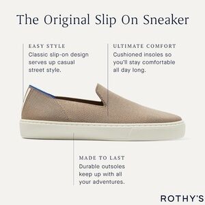 ROTHY’S “ The Original Slip On Sneaker” Size 5